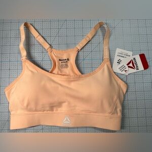 Reebok Peach Parfait Core Sports Bra Women’s Clothing Brand New With Tags Size S